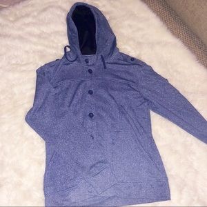 •NWT Kaun Blue Sweater Hoodie•